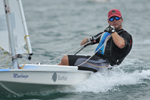 Sunfish sailing